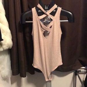 Pink S express body suit